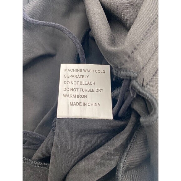 Cape Clique Black Crop Top Drawstring Women Small - Picture 12 of 15